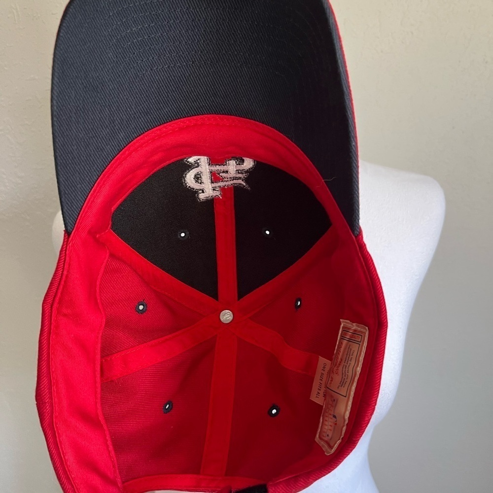Men’s Red St. Louis Cardinals MLB Genuine Merchandise Velcro Hat - OSFA - Picture 3 of 4